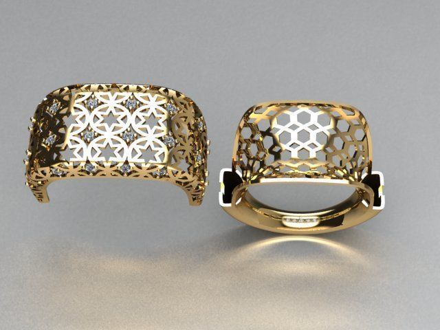 jewelry ring 3D print model_4