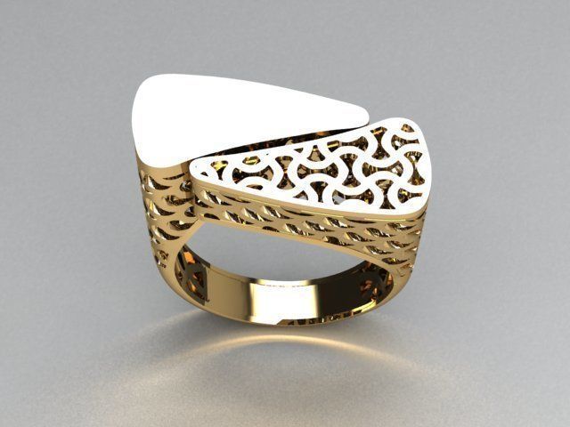 jewelry ring 3D print model_4