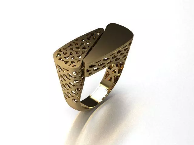 jewelry ring 3D print model_0