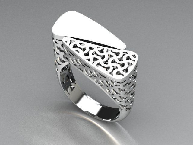 jewelry ring 3D print model_3