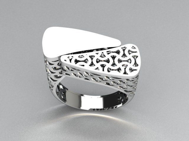 jewelry ring 3D print model_5