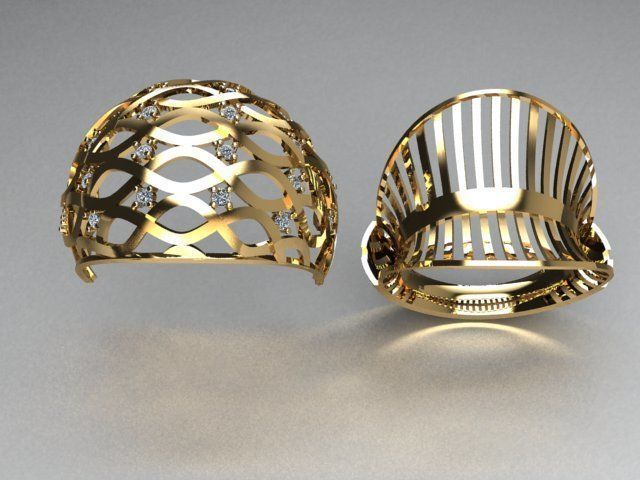jewelry ring 3D print model_4