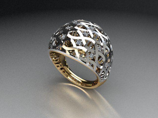 jewelry ring 3D print model_1
