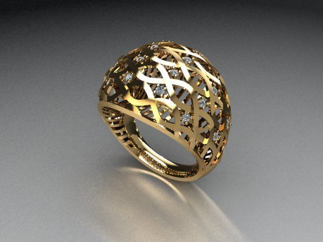jewelry ring 3D print model_2