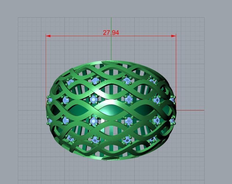 jewelry ring 3D print model_9