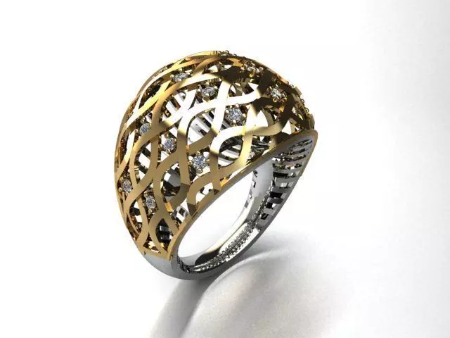 jewelry ring 3D print model_0