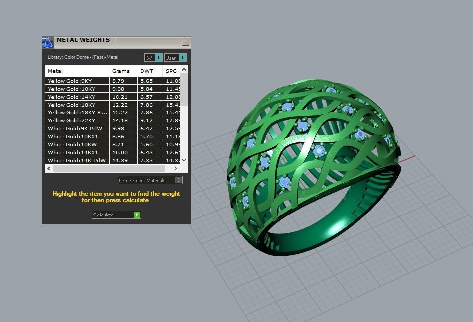 jewelry ring 3D print model_7