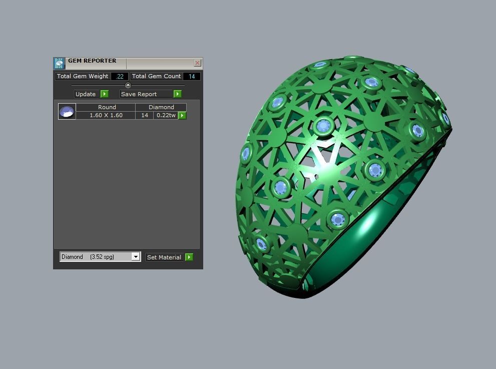 there are 29 jewelry rings in this file 3D Model Collection_61