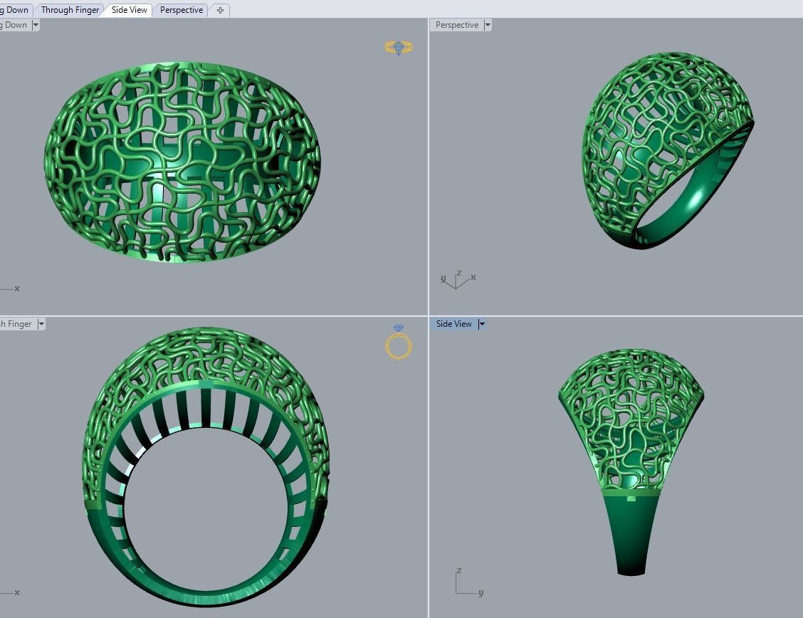 there are 29 jewelry rings in this file 3D Model Collection_89