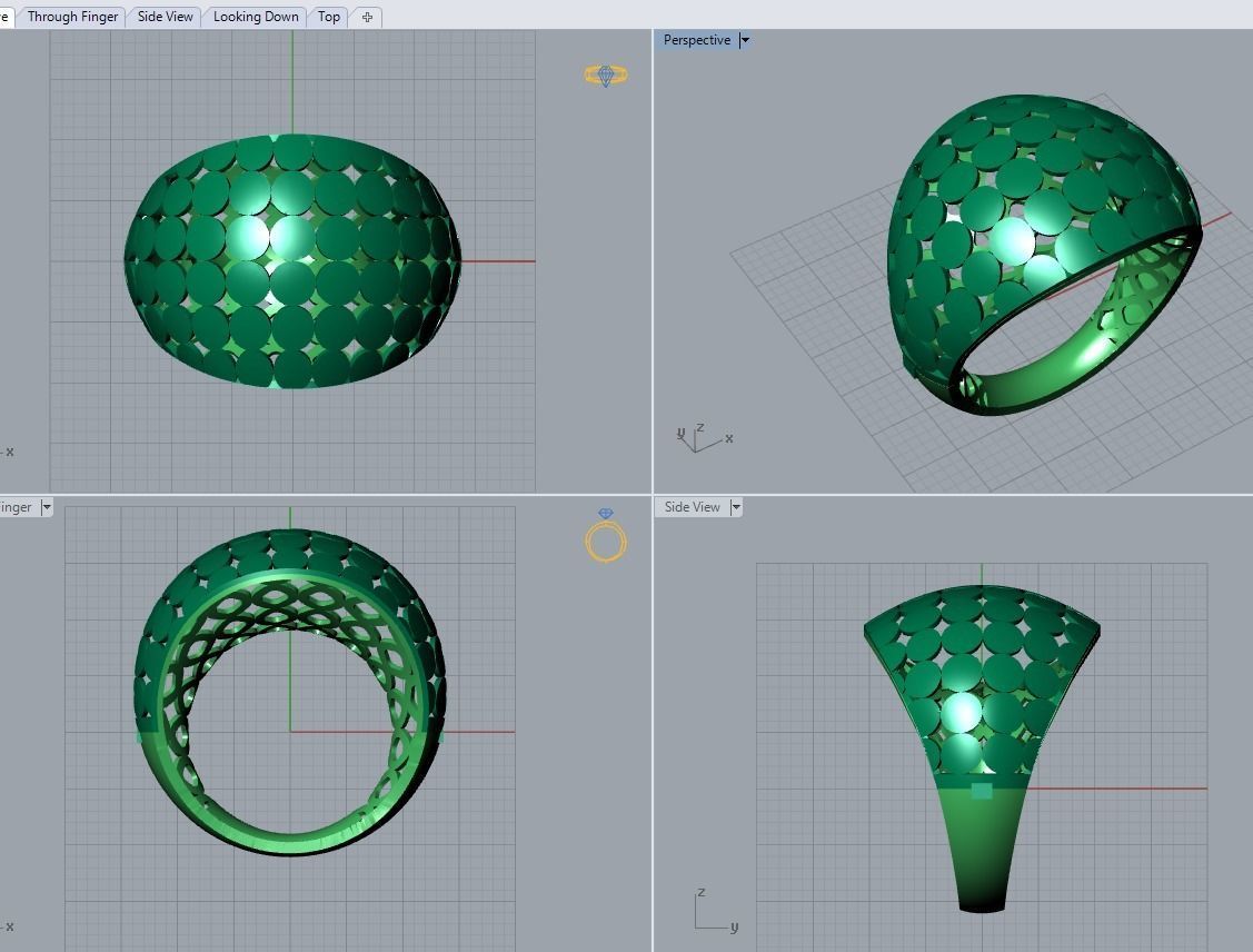 there are 29 jewelry rings in this file 3D Model Collection_37