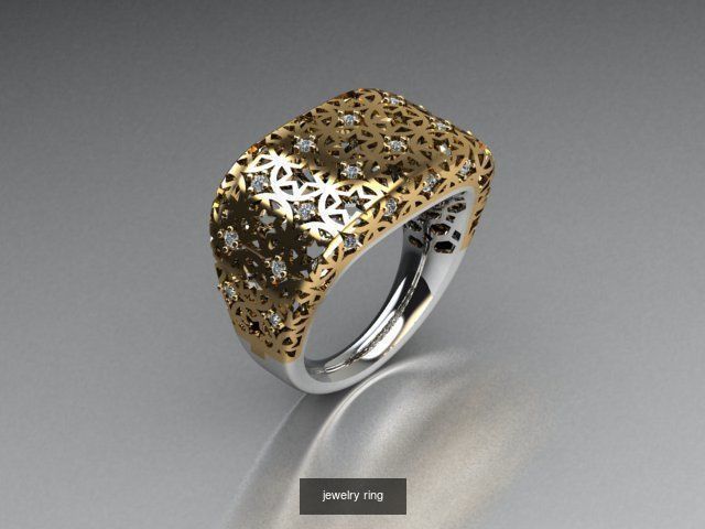 there are 29 jewelry rings in this file 3D Model Collection_30