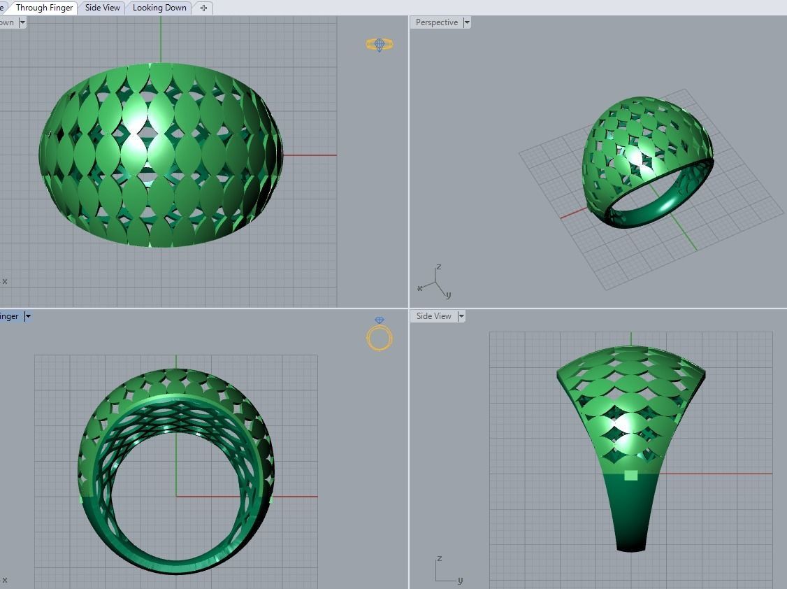there are 29 jewelry rings in this file 3D Model Collection_51