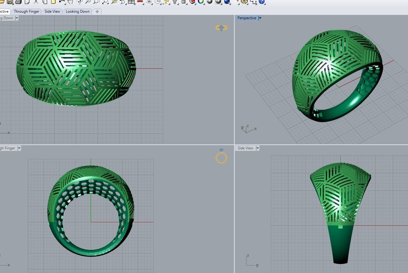 there are 29 jewelry rings in this file 3D Model Collection_59