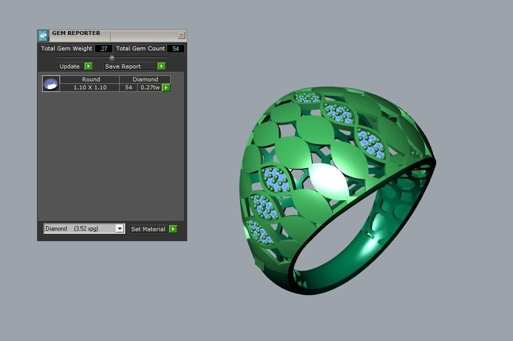 there are 29 jewelry rings in this file 3D Model Collection_53
