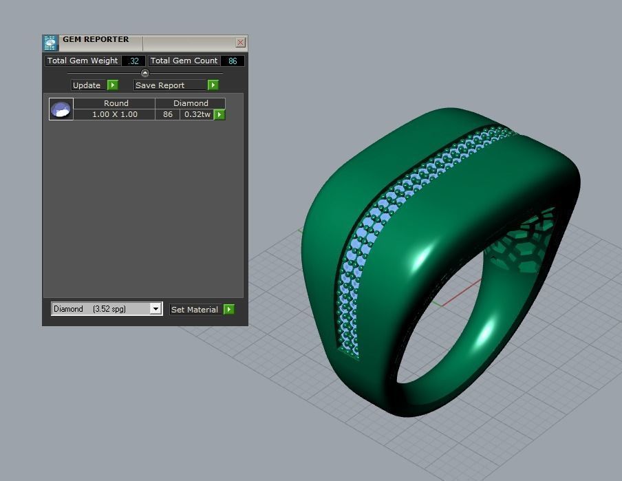there are 29 jewelry rings in this file 3D Model Collection_96