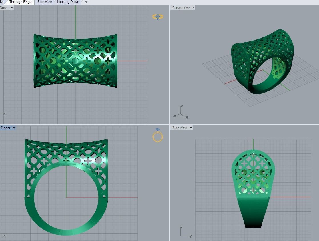 there are 29 jewelry rings in this file 3D Model Collection_74