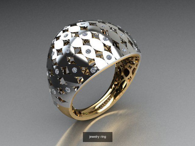 there are 29 jewelry rings in this file 3D Model Collection_9