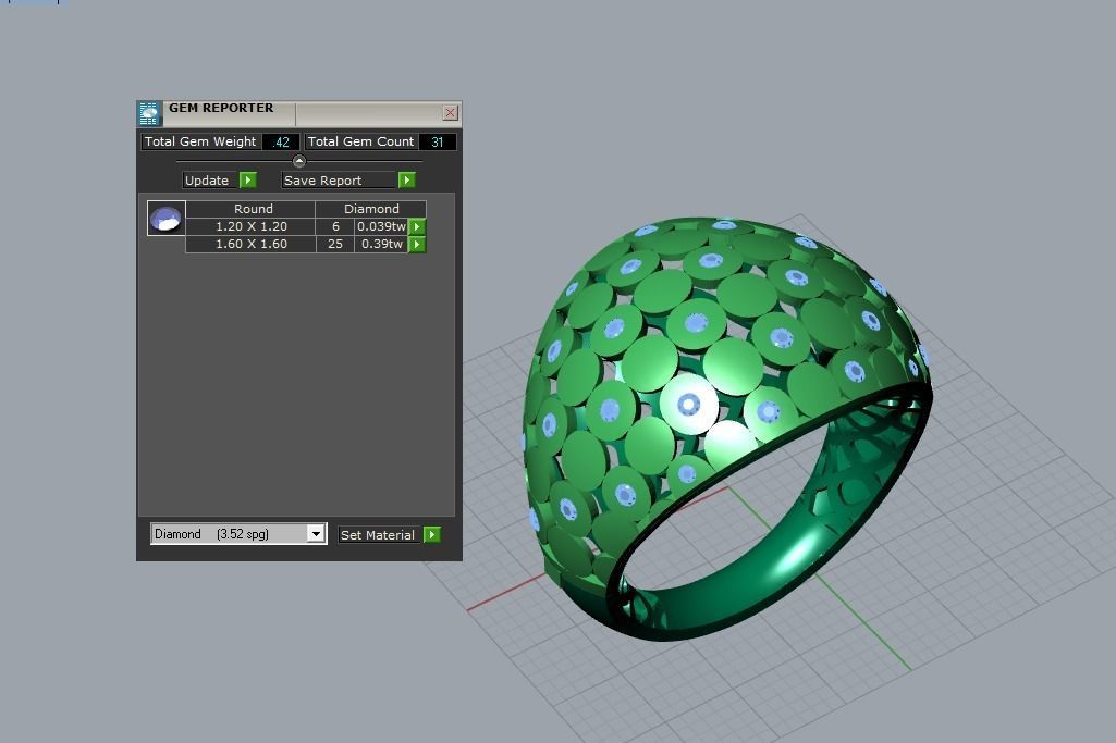 there are 29 jewelry rings in this file 3D Model Collection_33