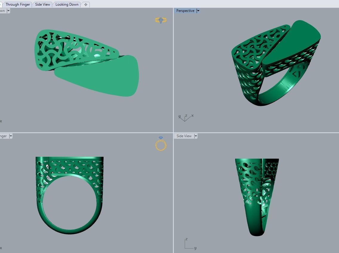 there are 29 jewelry rings in this file 3D Model Collection_109