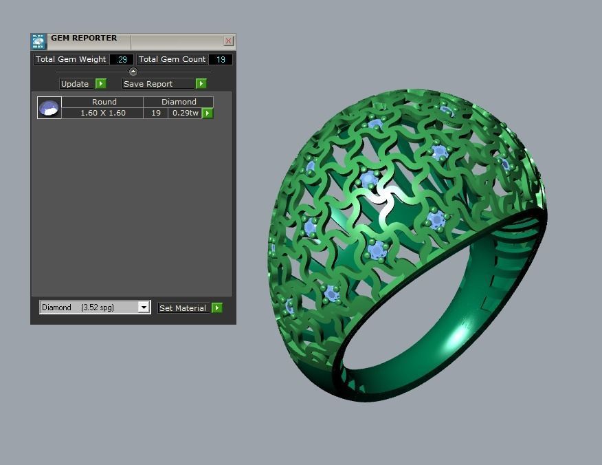 there are 29 jewelry rings in this file 3D Model Collection_94