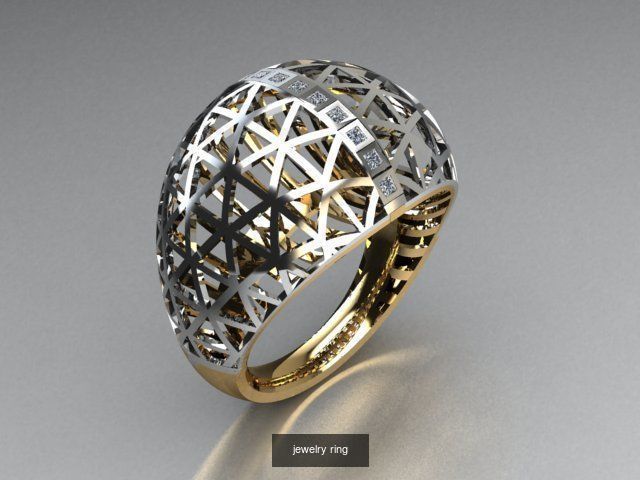there are 29 jewelry rings in this file 3D Model Collection_22