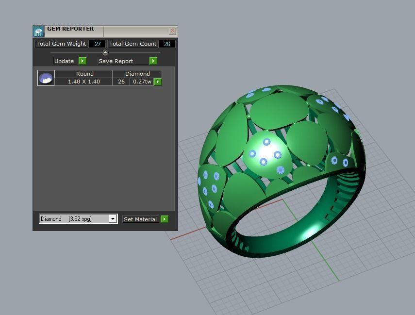 there are 29 jewelry rings in this file 3D Model Collection_41