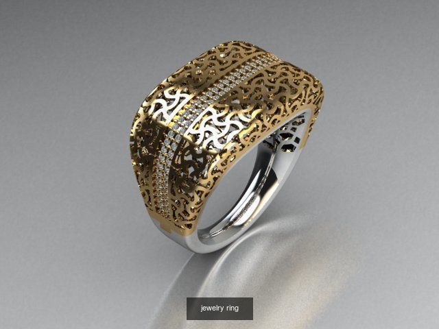 there are 29 jewelry rings in this file 3D Model Collection_28