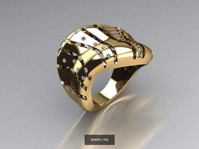 there are 29 jewelry rings in this file 3D Model Collection_17