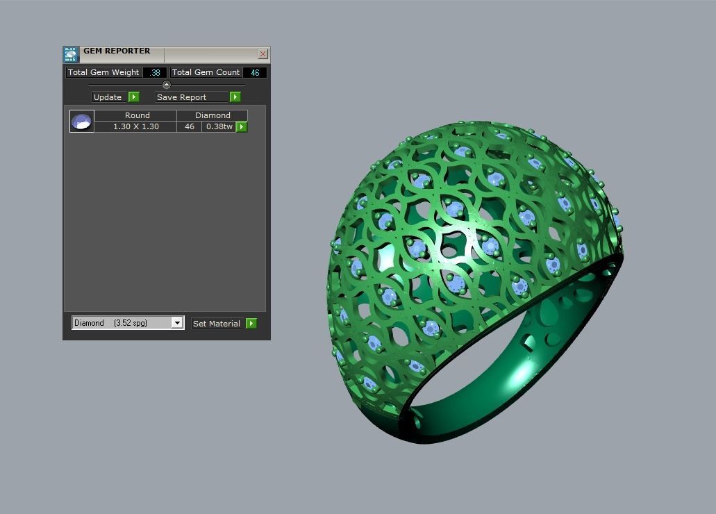 there are 29 jewelry rings in this file 3D Model Collection_86