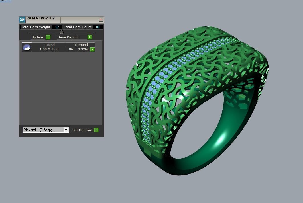 there are 29 jewelry rings in this file 3D Model Collection_99