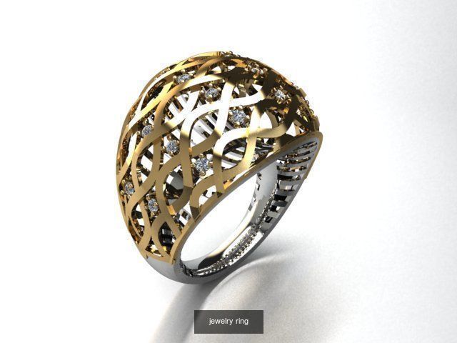 there are 29 jewelry rings in this file 3D Model Collection_32