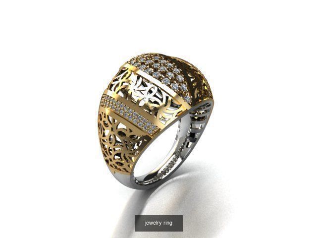 there are 29 jewelry rings in this file 3D Model Collection_25
