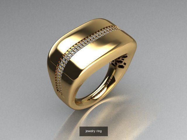 there are 29 jewelry rings in this file 3D Model Collection_27