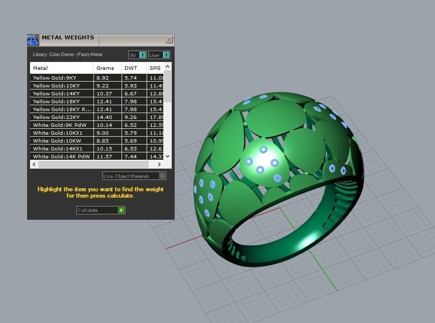 there are 29 jewelry rings in this file 3D Model Collection_42