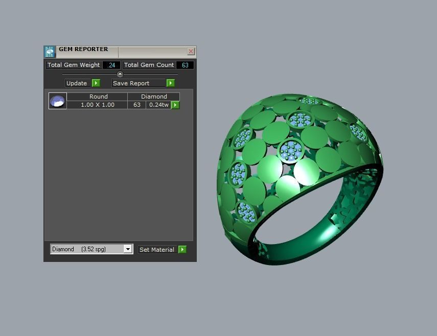 there are 29 jewelry rings in this file 3D Model Collection_38
