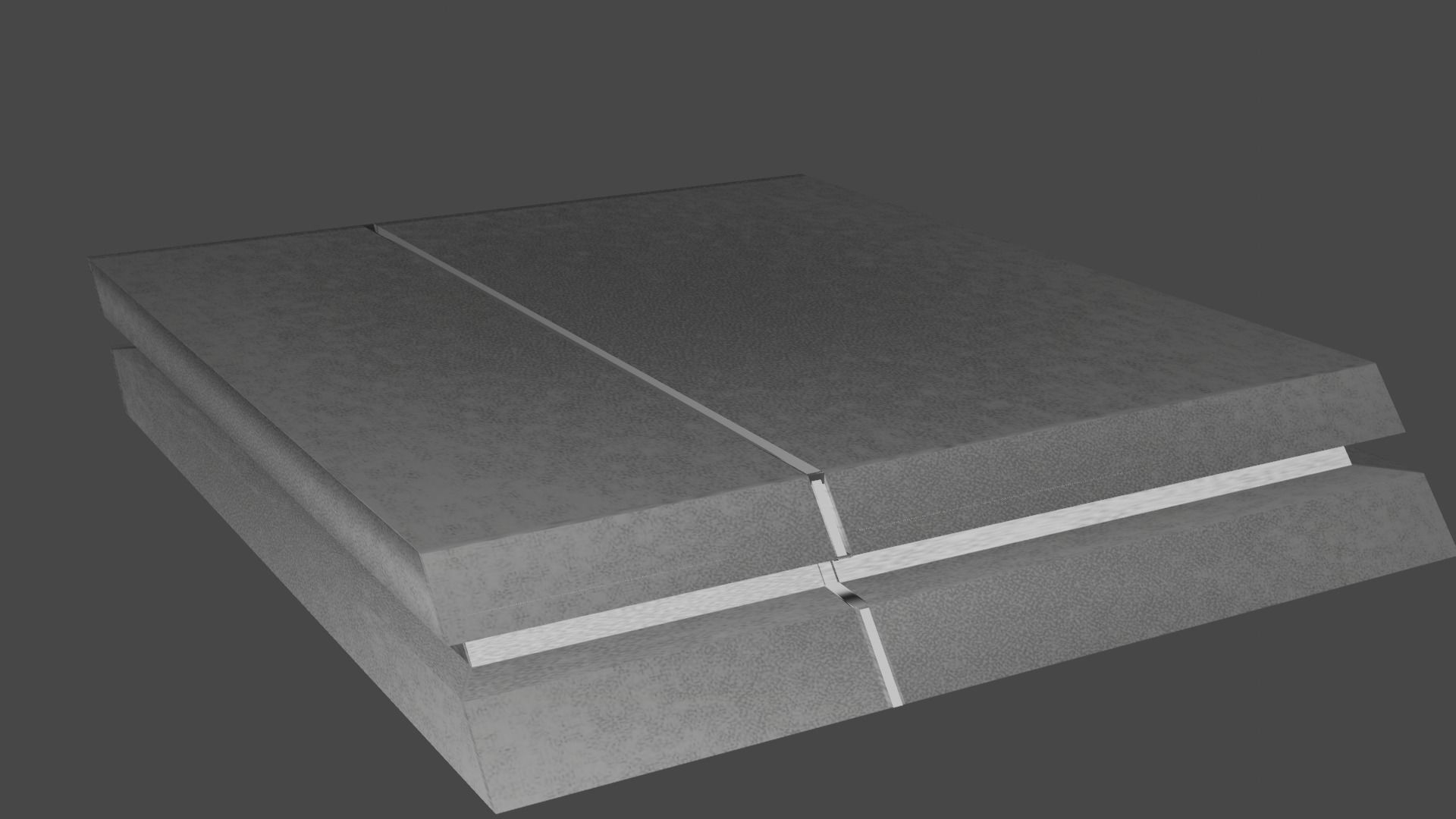PS4 FAT 3D model_1