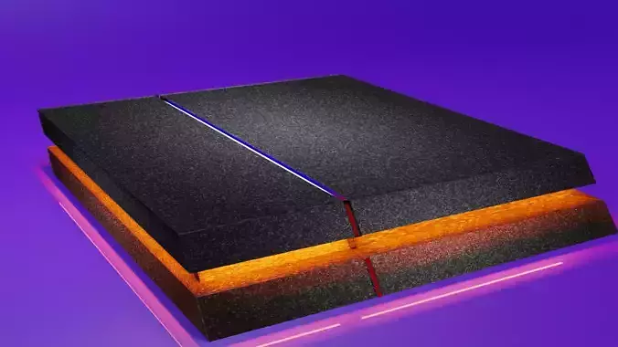 PS4 FAT 3D model