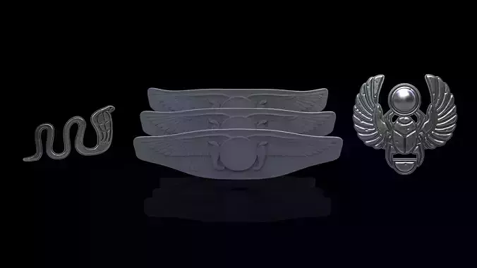 Egyptian Accessories  3D print model