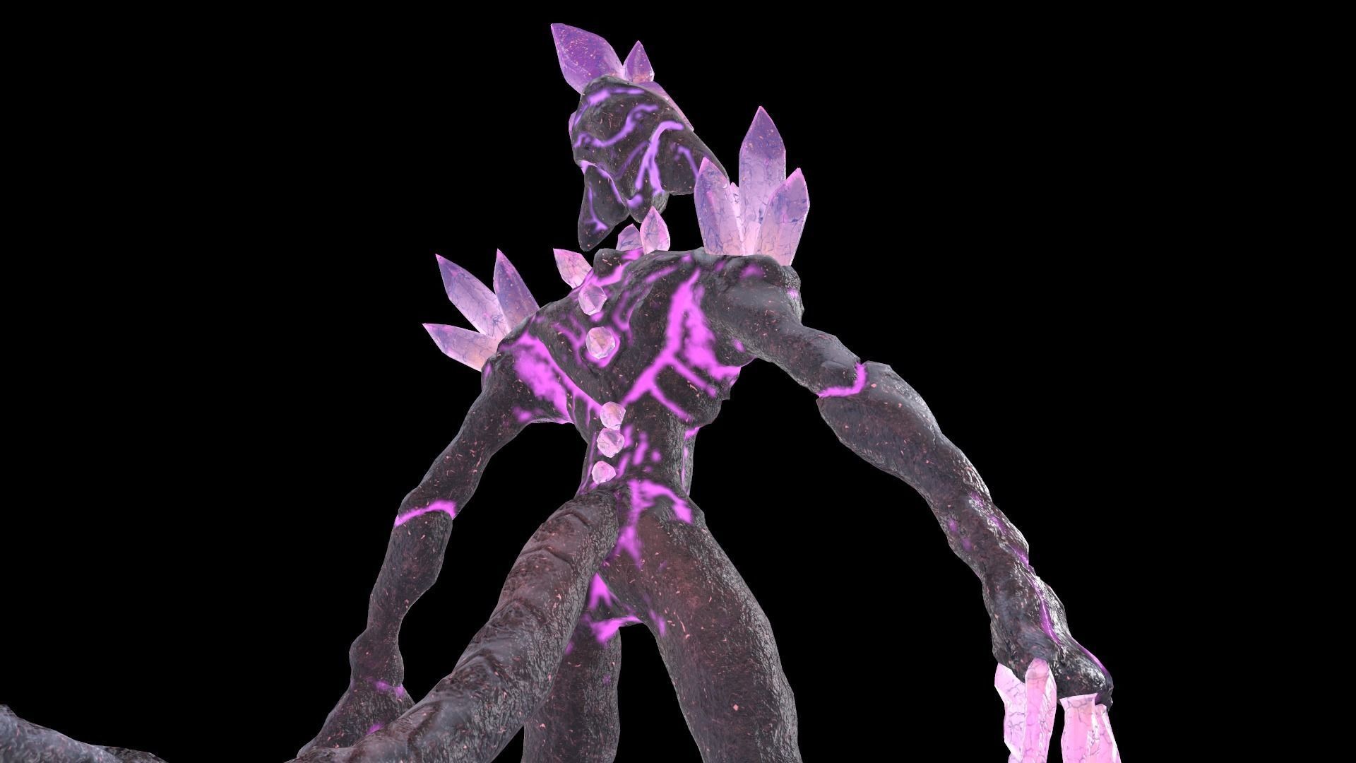 Monster Crystal VER 07 3D Low Poly Model Game Ready Low-poly 3D model_16