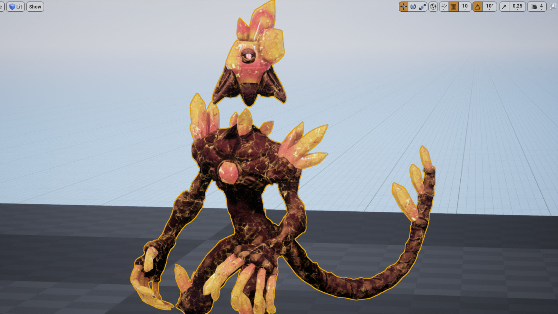 Monster Crystal VER 07 3D Low Poly Model Game Ready Low-poly 3D model_23