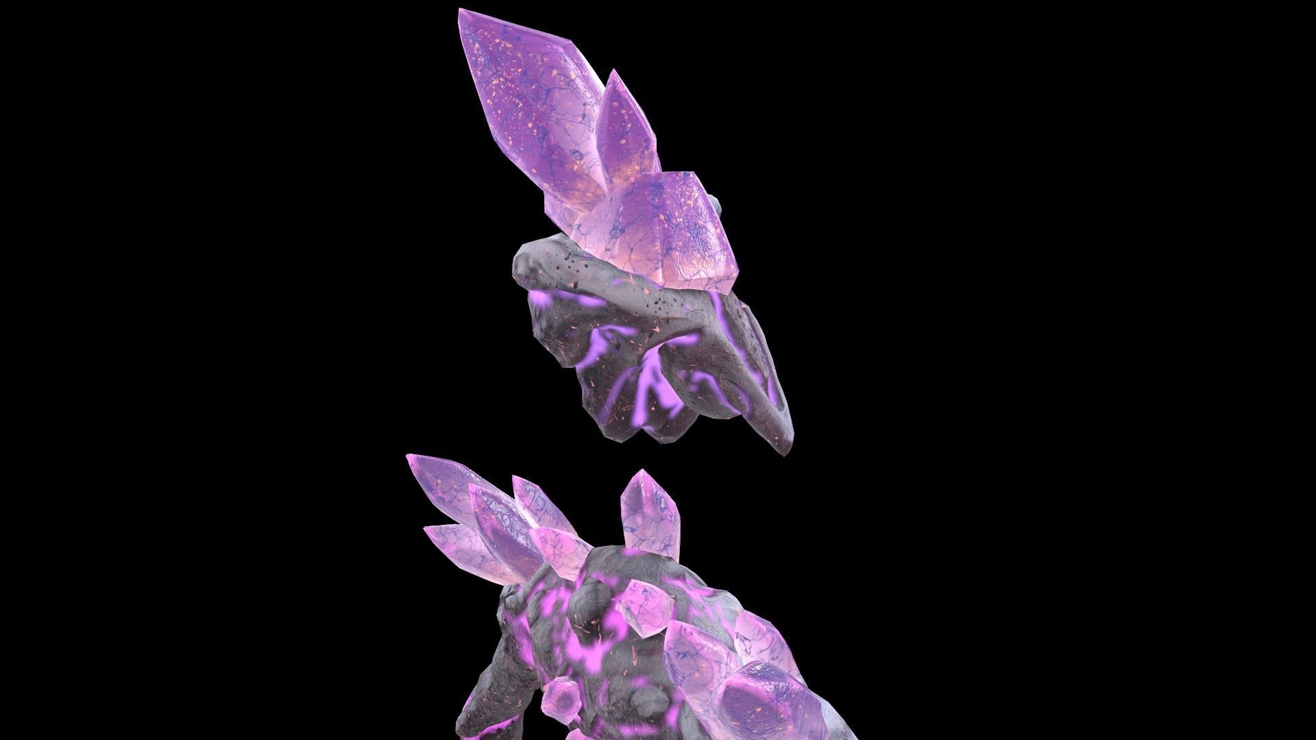 Monster Crystal VER 07 3D Low Poly Model Game Ready Low-poly 3D model_12