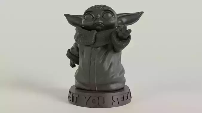 Baby Yoda 3D Model