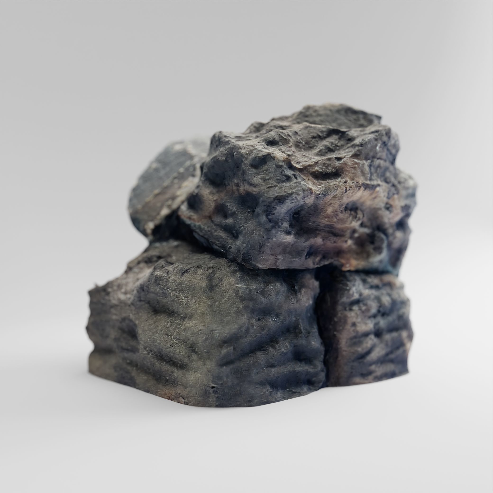 3D Coal Stack 3D model_1