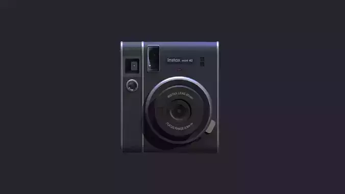Fujimitsu mini 40 camera Low-poly 3D model