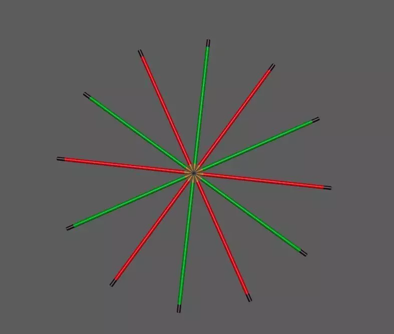 Pencil Model set of pencils 3D model_0