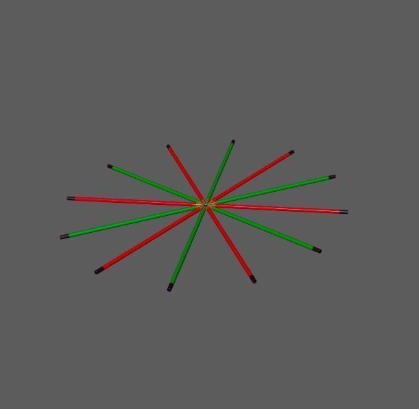 Pencil Model set of pencils 3D model_1