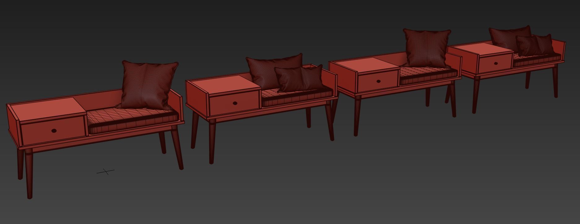 Hartnett Storage Bench by Wade Logan 3D model_12