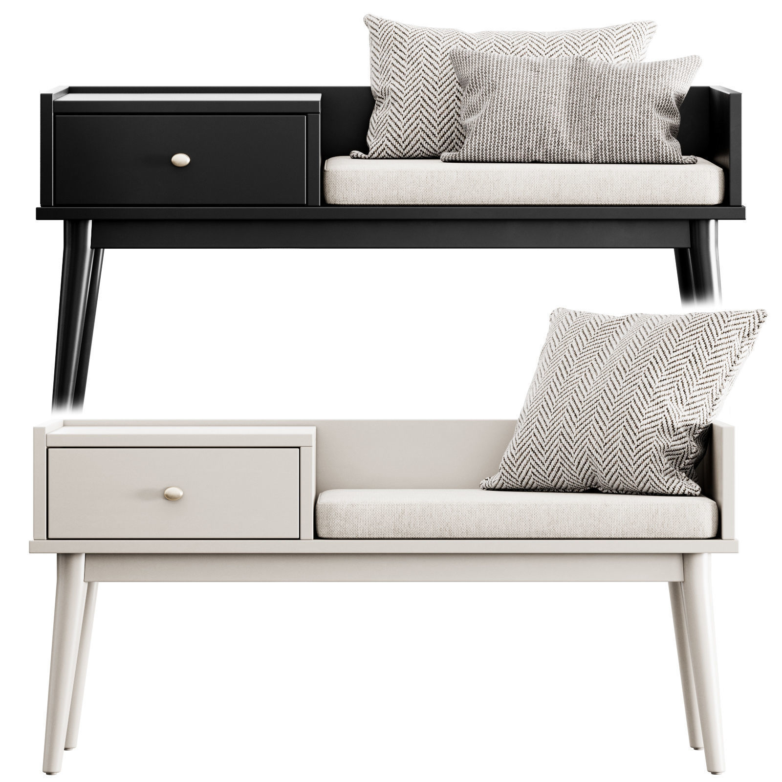 Hartnett Storage Bench by Wade Logan 3D model_2