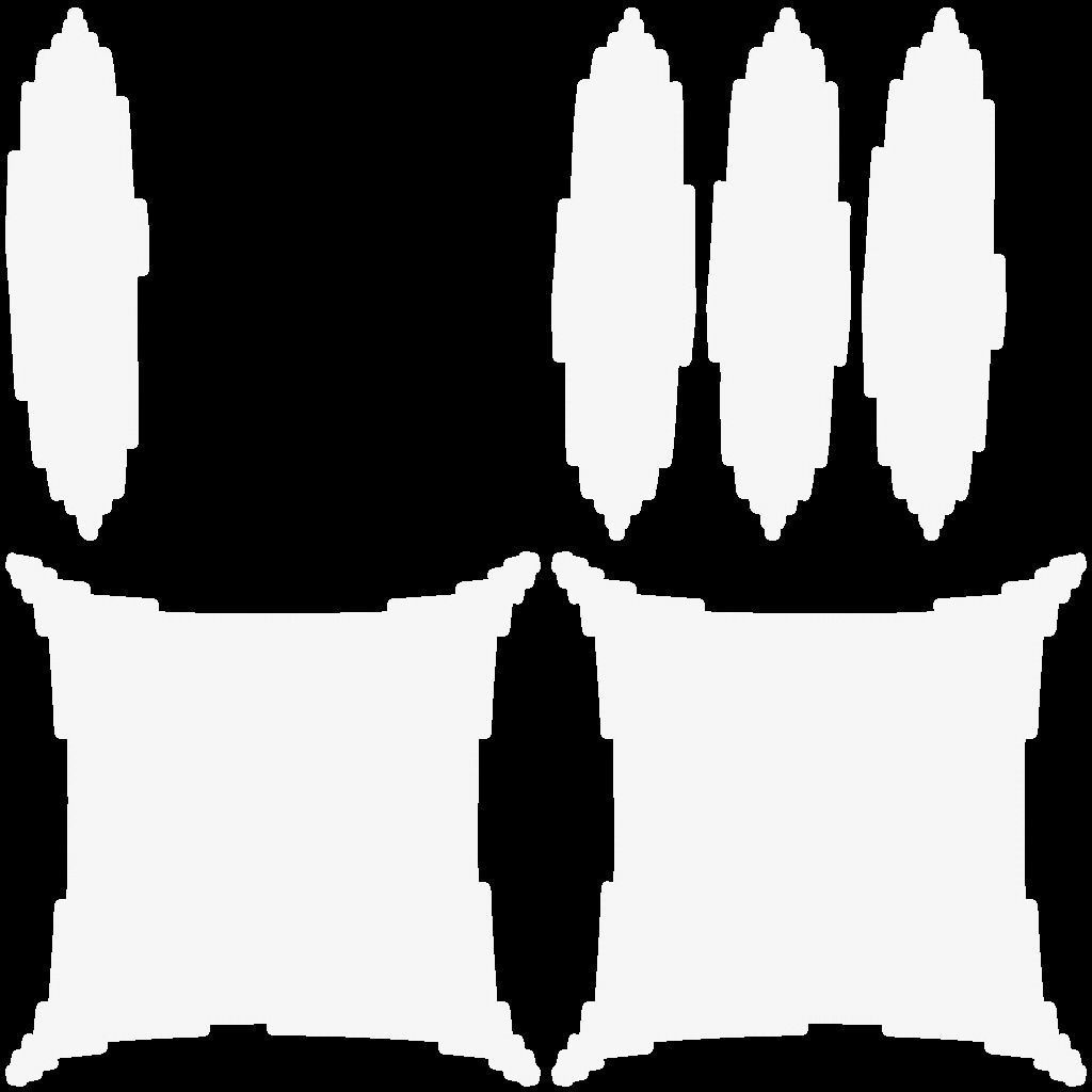 armchair sofa Low-poly 3D model_8