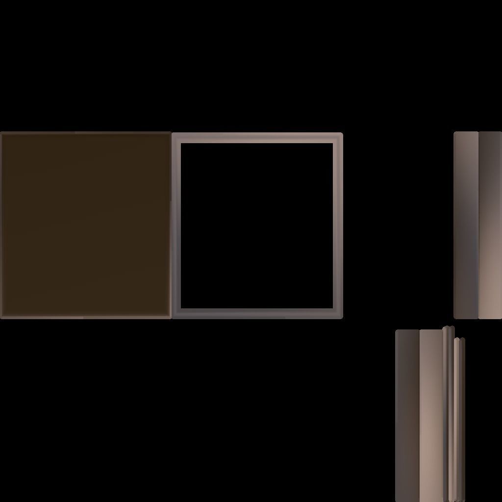 Modern Sofa Low-poly 3D model_23